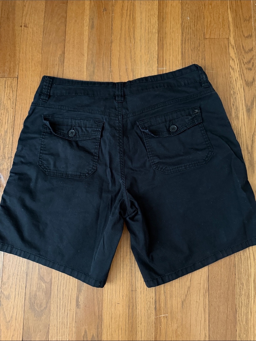 Union Bay Supplies convertible black cotton shorts. Size 8. - Picture 7 of 9